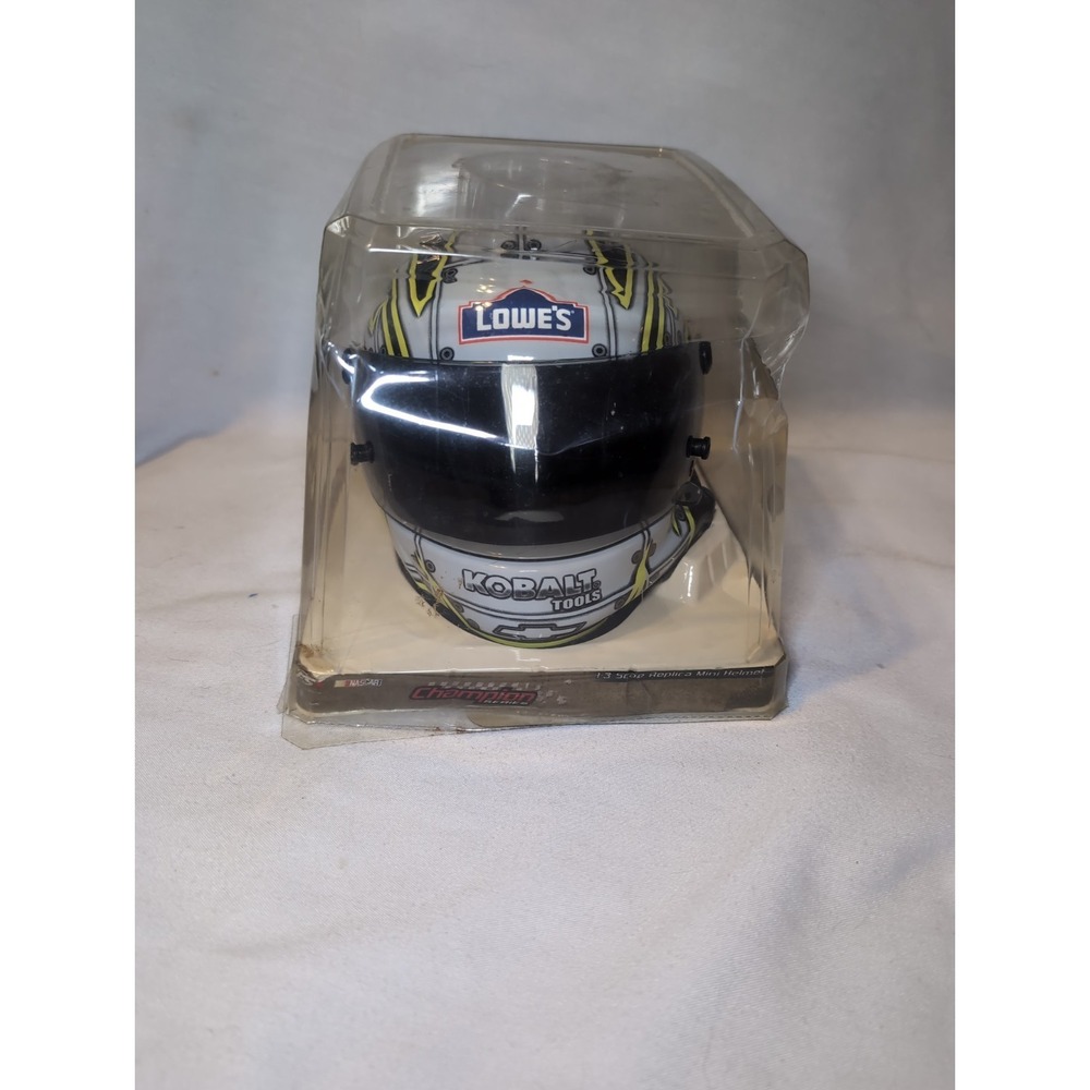 2010 Jimmy Johnson #48 NASCAR Lowes Kobalt Mini Helmet 1:3 Great For Autographs